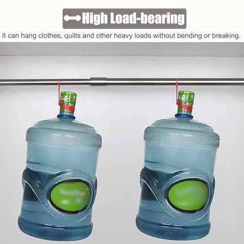 Tringle de placard réglable en acier robuste pour maximiser votre espace de suspension - 4