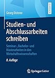 wirtschaftswissenschaften uzh kontakt  Studien- und Abschlussarbeiten schreiben: Seminar-, Bachelor- und Masterarbeiten in den Wirtschaftswissenschaften (Springer-Lehrbuch)