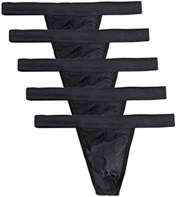 Summer Code Mens Micro Mesh Stretch Thong T-Back Sexy Underwear