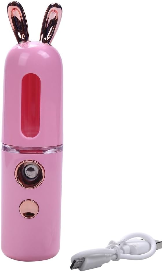 Nieuwe Mini USB Oplaadbare Nano Hydrator Sproeier Vrouwen Schoonheid Instrumenten Thuisgebruik Luchtbevochtiger Gezicht Stoomboot Gemakkelijk Te Gebruiken Roze