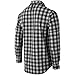 Beretta Men's Hovis Flex Performance Adjustable Casual Outdoor Plaid Long-Sleeve Button-Down Shirt with UPF 50 Sun Protection, Dark Grey Check, Large