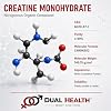 Creatine Monohydrate (4 oz) 200 Mesh Pure Micronized Powder Bulk Supplement Pre Workout, Body Building, Strength, Athletic Performance, Muscle Recovery, 5g (5000mg) Serving Size