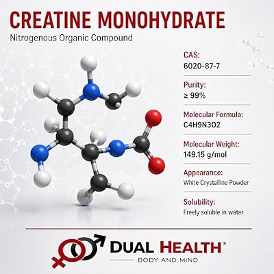 Creatine Monohydrate (4 oz) 200 Mesh Pure Micronized Powder Bulk Supplement Pre Workout, Body Building, Strength, Athletic Performance, Muscle Recovery, 5g (5000mg) Serving Size