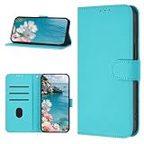 YIRRANZD Funda para Xiaomi Redmi Note 9 Pro/Redmi Note 9S, Billetera Carcasa para Redmi Note 9 Pro/Note 9S (Azul Lago)