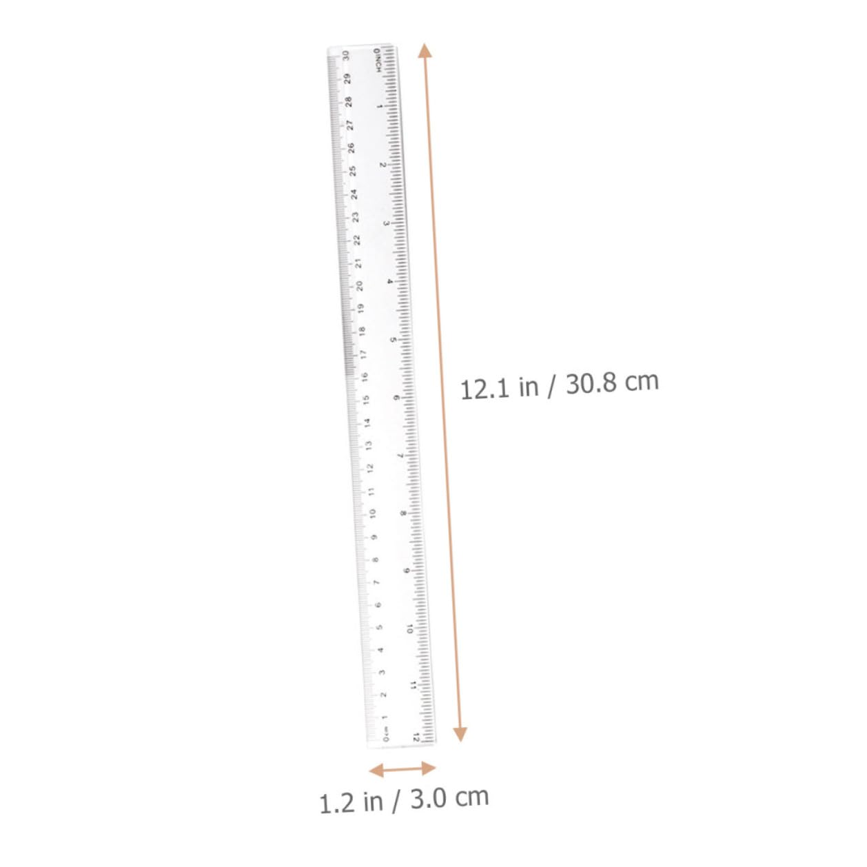 Transparente Kunststofflineale 30cm Mit Metrischer Und Zoll Skala Bruchsicheres Kunststoffzeichenlineal Für Schule Büro Und Zuhause 20 Stück Schülerlineal