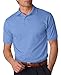 Price comparison product image Jerzees Men's Spot Shield Short Sleeve Polo Sport Shirt, Light Blue, Large