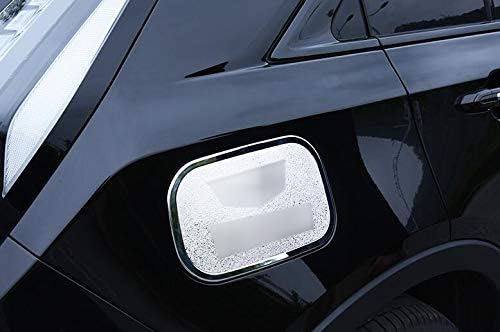 ABS Chrome Auto Fuel Filler Door Cover Gas Tank Cap Decoration Cover Trim Compatible For Cadillac XT4 2019-2021