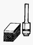 Vermont American 22555 1/2-Inch Carbide Flush Laminate Trim Router Bit