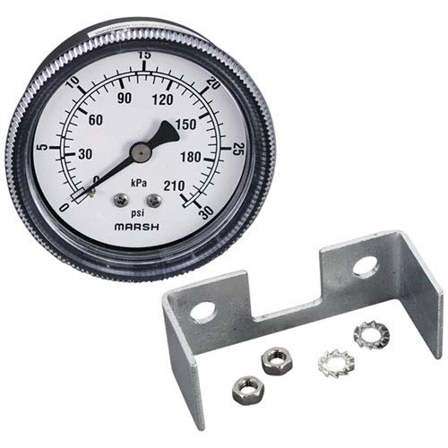 Exact FIT for FRYMASTER Dean 8100092 Pressure Gauge 2-1/2, 0-30 PSI - Replacement Part by MAVRIK