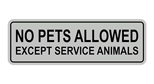 Panneau d'interdiction No Pets Allowed pour entrée de restaurant et hôtel