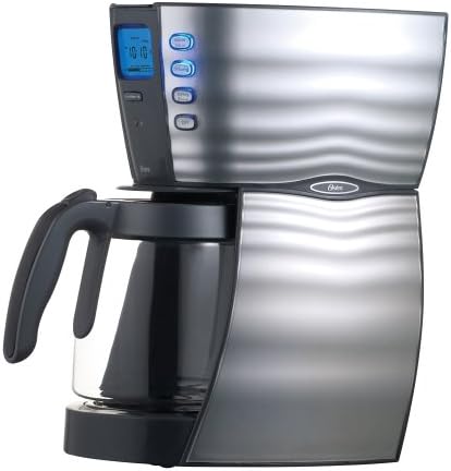 Amazon.com: Oster 4281 counterforms 12-cup Cafetera, acero inoxidable/negro  : Hogar y Cocina