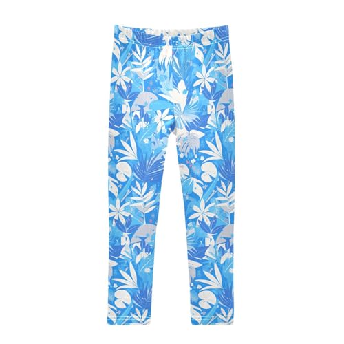 KLL 4th July American Independence Day Girls Cotton Pants Fashion High Waisted Pants Sports