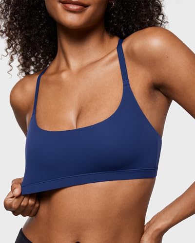 Image of INLYRIC Women's Inbarely Soft Racerback Bralette - Wireless Full Coverage No Padding Unlined Bralette