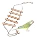 VILLCASE 2pcs Bird Ladder Parrot Climbing Stair Bird Stair Toy Wooden Parrot Ladder Parakeet Ladder Bird Cages for Cockatiels Parrot Toy Cockatiel Toys Bird Toys Bamboo Birds Parrot cage