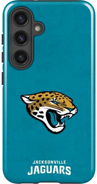 Skinit Impact Phone Case Compatible with Galaxy S24 Plus - Officially Licensed NFL Jacksonville Jaguars Teal Performance Series Design