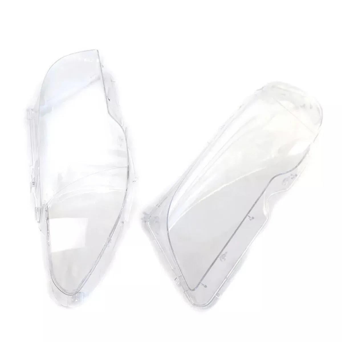 FUNFOB Copertura Faro per Auto Copri Lenti Fari Anteriori Auto per BMW Serie 3 per E46 325Ci 330Ci Coupé Convertibile 2003-2006 Copri Lampada Fari Paralume Anteriore(Pair)
