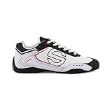 Cierre de Cordones SPARCO SP-F5 Hombre Zapatillas Bajas Deportivos Blanco-Negro-Rojo EU 43