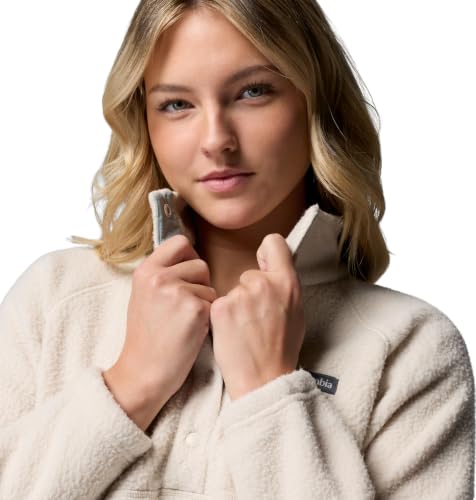 Columbia Jasper Ridge Pebbled Fleece Half Snap, Fleece-Überzieher, Dark Stone, Größe M – Ansicht 5