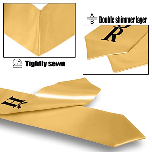 Image of Graduation Stole Honor Stole Plain Sash 60 inch Long for Graduation Ceremony and Graduation Photos