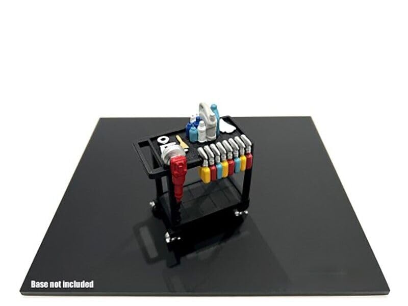 American Diorama Detail Masters Figure 3 (Detailing Cart) for 1/18 Scale Models