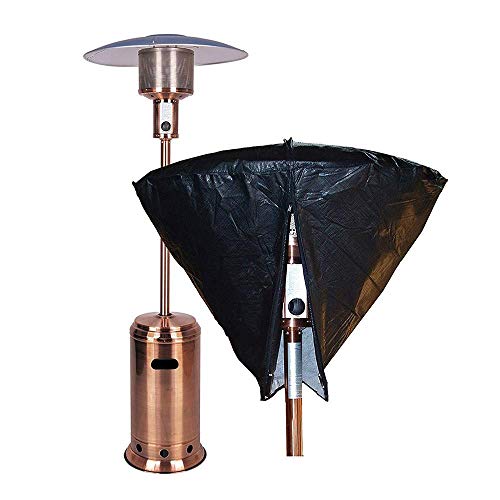 Duan Patio Heater Cover Top, Patio Heater Cover for Electric Heaters Waterproof Oxford Fabrics for Outdoor Use (Black)