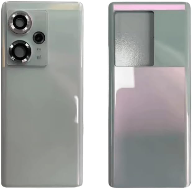 YOOOKOOO Compatible Rear Back Cover for ZTE Nubia Z50 NX711J – Battery Door Housing Replacement Part (Black No Lens)