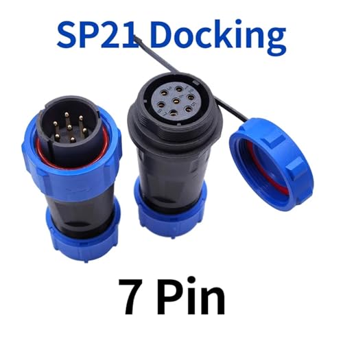Conector SP21 de 7 pines con acoplamiento SP2110 y SP2111 para cable de alimentación 2