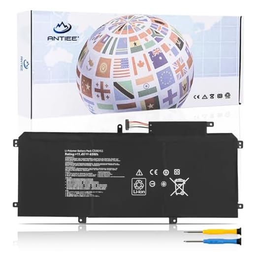 ANTIEE C31N1411 Laptop Battery Compatible with ASUS ZenBook UX305 UX305F UX305FA UX305C UX305CA U305 U305F U305FA U305UA U305CA U305LA Series Notebook 0B200-01180000 11.4V 45Wh 3Cells