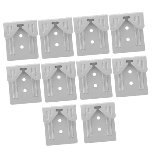 DOITOOL 10piezas Soporte De Colgar Para Cuadros y Espejos Gancho De Resistente Para Montaje Pared Baños Salas y Dormitorios