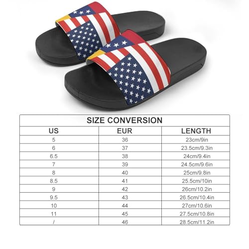 U.S. Venezuela Flag House Sandals Non-Slip Bathroom Slippers Beach Summer Shoes for Men Women2