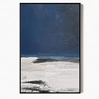 Framed Canvas Wall Art Abstract Landscape Canvas Prints Home Artwork Decoration for Living Room,Bedroom - 16x24 inches