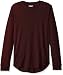 WT02 Men's Long Sleeve Scallop Basic Tee With Side Zippers