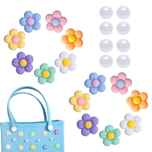 Abalorio de accesorios para bolso | Flor decorativa para bolso, pequeño accesorio de perlas y flores para bolsas de mano y decoración de bolsos de playa, Refer to description, Consulta la descripción