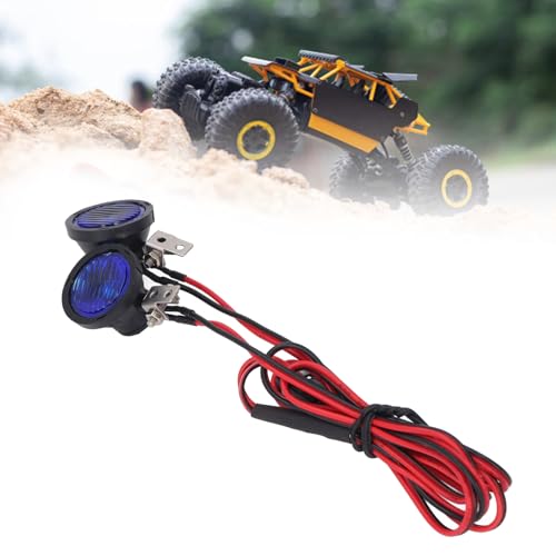 Refletor Dianteiro de Carro RC para Axial para SCX10 90046 para Redcat 2 LEDs Farol RC de Alto Brilh