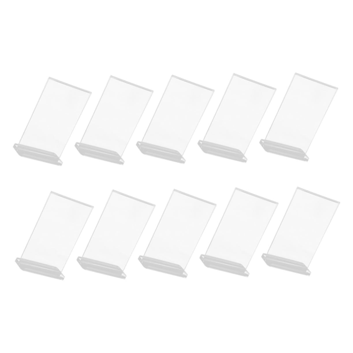 Présentoir de menu transparent acrylique support de présentation table vertical autonome - 8