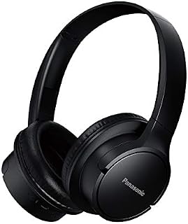 Panasonic RB-HF520BE-K Bluetooth Over-Ear Headphones (Voice Control, Wireless, Up to 50 Hours Battery Life) Black