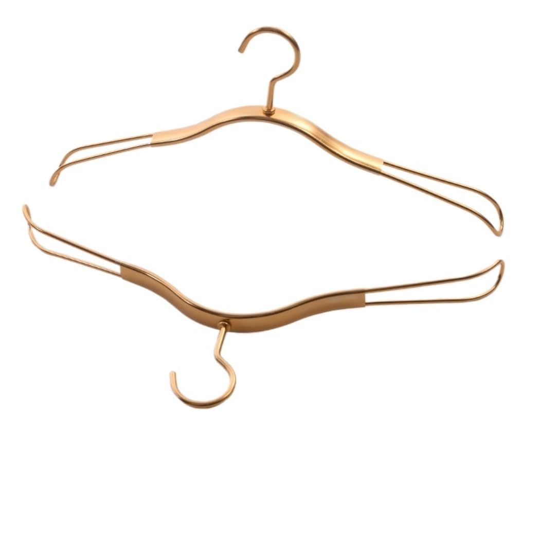 GONMDOPY Coat Hangers,5Pcs Clothes Hanger Aluminumy Drying Rack Towel Hangers Wardrobe Space Saver Organizer Hanger Suit Hangers/a/5Pcs