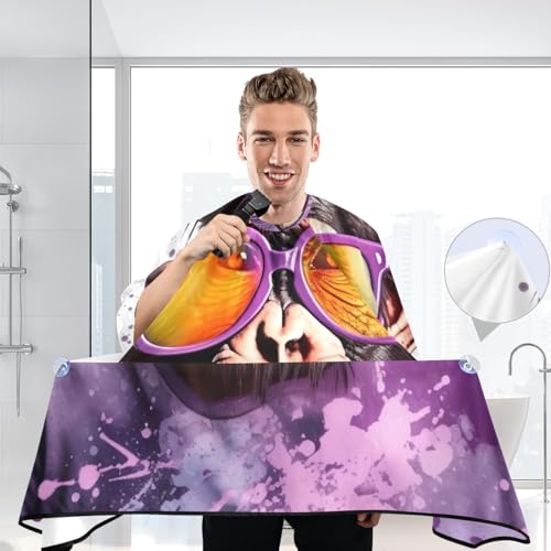 Capa impermeable profesional para cortar cabello MAOBLYR con cierre ajustable de broche para estilismo y peluquería miniatura 6