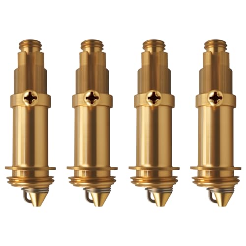4 PCS Bondes À Ressort en Laiton pour Bonde De Baignoire Pop Up Click Clack, Noyau à Ressort Robuste pour Bonde de Lavabo Pop Up, Remplacement Durable pour...