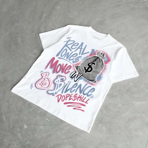 Image of DopeSkill Graphic Tee Streetwear Hip Hop Hypebeast Unisex T-Shirt Sneaker Colour Matching Shirts Inspired Motivation Quotes