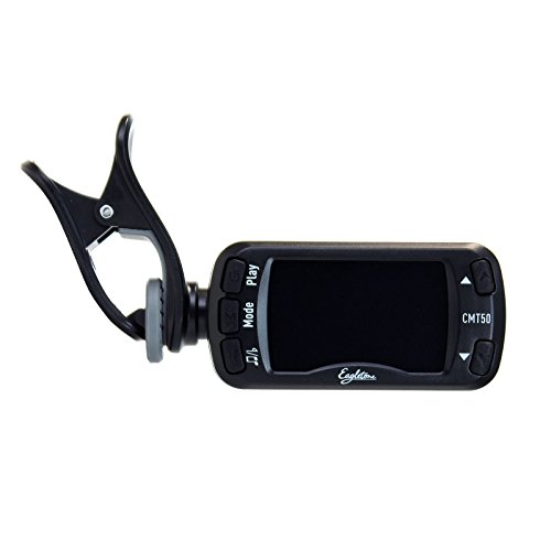 Eagletone CMT50 Accordeur avec métronome Noir à pince - Pratique, compact, précis, rapide et...