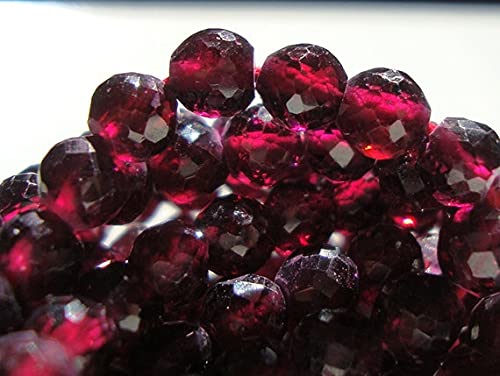 Garnet perles rhodorite rouge pour concevoir un bijou chargé d'histoire