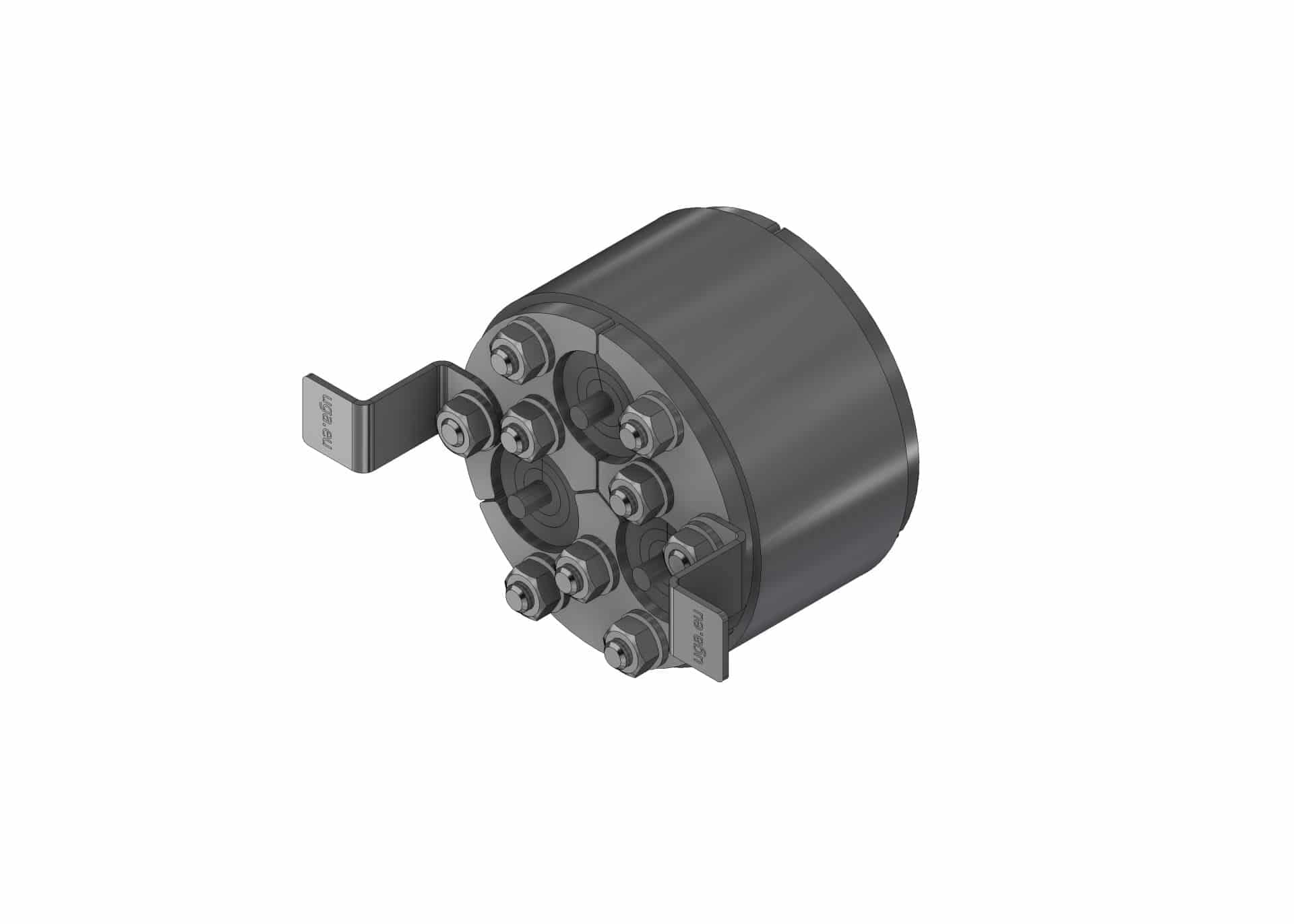 Gumowa uszczelka zaciskowa zmienna średnica zewnętrzna 80 mm/głębokość 40 mm do kabli i rur 3 x 4 mm do 20 mm