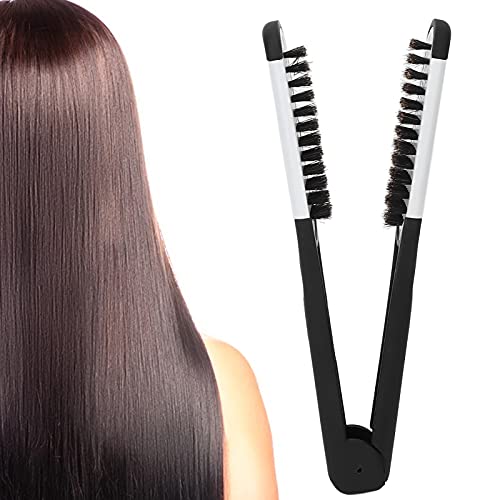 Cepillo alisador para cabello doble cara