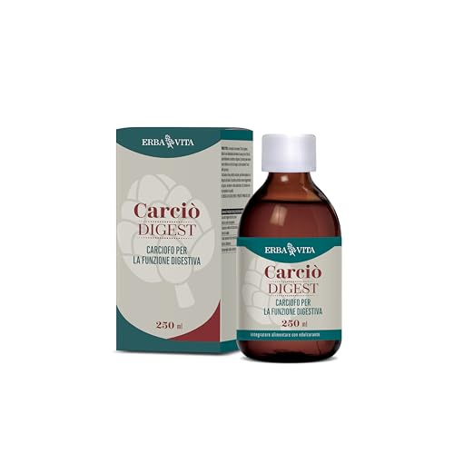 ERBA VITA Carciò Digest integratore alimentare a base di Carciofo, Finocchio e Genziana utili per favorire la funzione digestiva - 250 ml