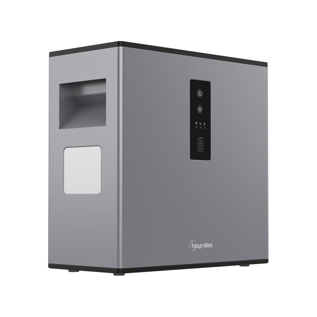 Hoymiles Solarspeicher 2240Wh für Balkonkraftwerk PLUG & PLAY Speicher für PV Anlage, 2,24kW Stromspeicher Solarbank für Haus Balkon, kompatibel mit mehreren Micro Wechselrichter, IP65 Wasserdicht