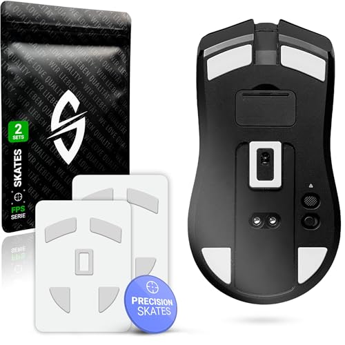SensoryBoost FPS Glides (2er Set) kompatibel mit Razer Viper Ultimate - Ultra Präzise, Mehr Kontrolle, Selbstpolierend - PTFE - Ersatz-Mausfüße, Skates - Gaming Maus Upgrade Zubehör