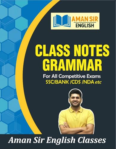 Image of Error Pro & Class Notes Grammar COMBO By Aman Sir |Grammar Practice Book | Useful For SSC EXAMS | BANK | DEFENCE | TEACHING | Competitive Exams | ... Exams| Aman Sir (Paperback, Aman sir)