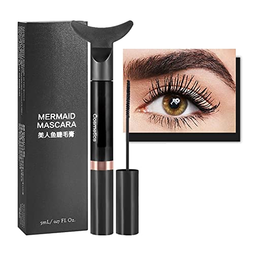 Allbestaye Bunt Mascara Wasserfest Blau Grün Rot Schwarz Weiß Wimpern Make-up Feiner Pinsel Cover