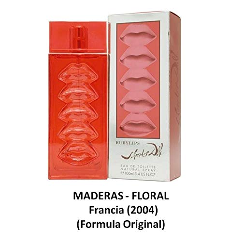 Ruby Lips By Salvador Dali For Women. Eau De Toilette Spray 3.4 Ounces